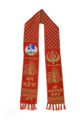 Jay Mahesh Khes - Combo of 10 Zari Woven Patka