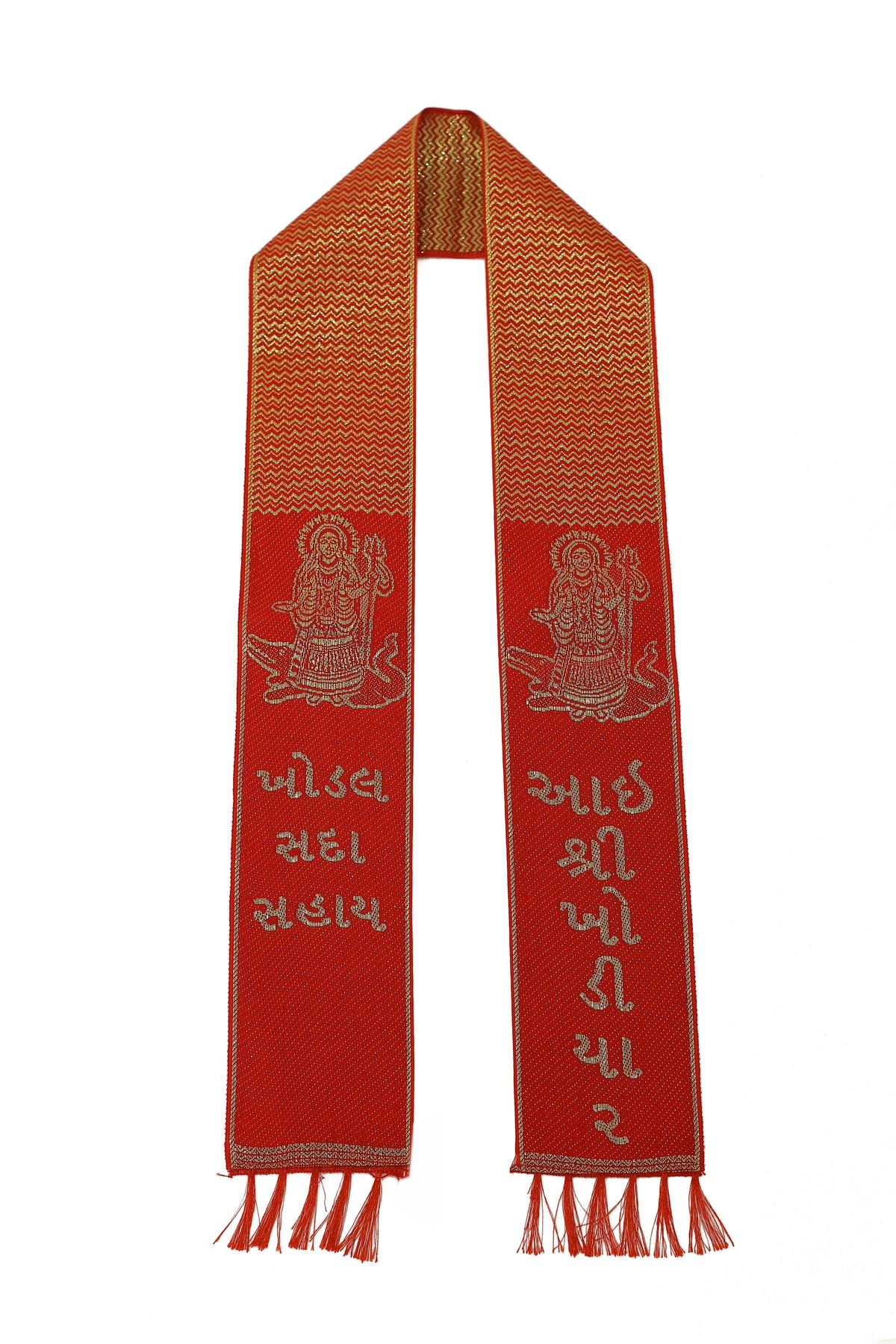 I Shree khodiyar - Combo of 10 Zari Woven Patka